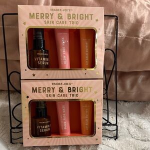 Trader Joe's Merry & Bright Vitamin Serum Trio - Pink